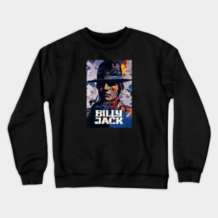 Billy Jack Collage Movie Poster Crewneck Sweatshirt